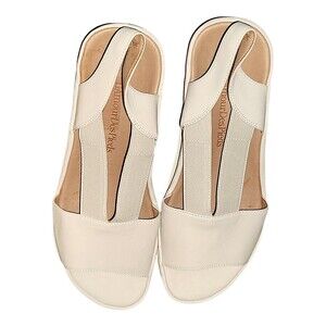 L’Amour Des Pieds Low Platform  Leather Flats Slingback  Women’s 9.5M  Shoes